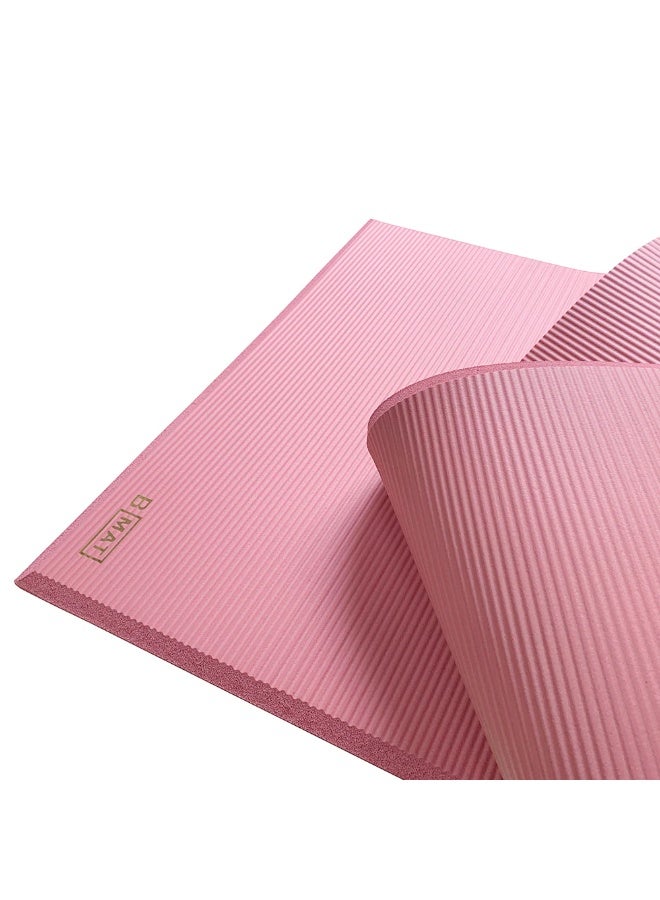 B YOGA B MAT Impact – Heavy‑Duty 10 mm NBR Fitness Mat for High‑Impact Workouts (Orchid) - Image 2