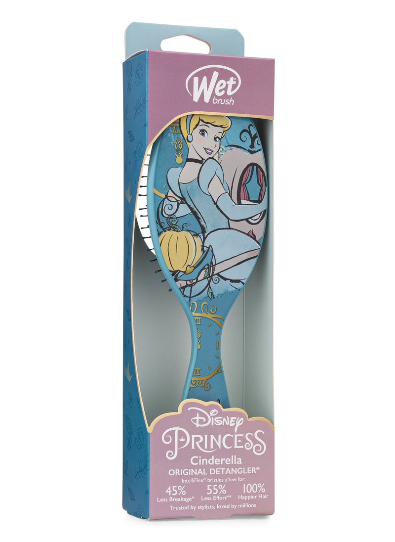 Wet brush Wet Brush Disney Princess Cinderella Original Detangler – Ultra-Soft IntelliFlex Bristles – Pain-Free Detangling for Wet & Dry Hair – Reduces Breakage & Tangles – Ideal for All Hair Types  - Image 1
