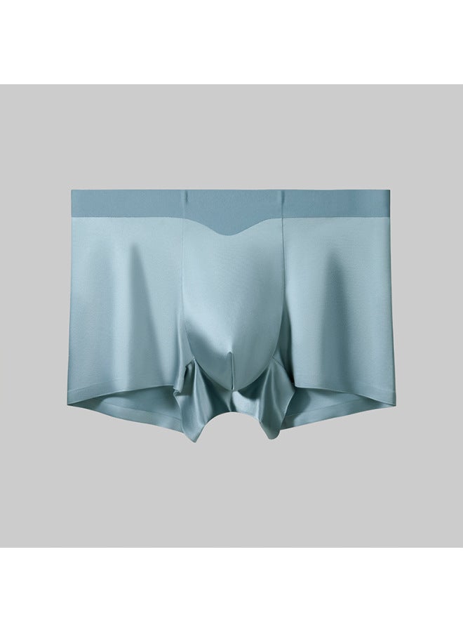 Seamless High-end Ice Silk Underwear, Summer Fashion, Light Luxury, Antibacterial, Quick-dry, 10a Grade, Mulberry Silk Crotch Shorts