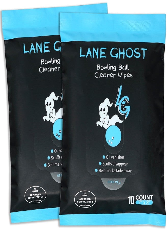 Lane Ghost مناديل تنظيف كرات البولينج - عبوة من 20 منديلًا | معتمدة من USBC | قطعة قماش للتنظيف لإزالة الزيوت والأوساخ والغبار والخدوش وعلامات الحزام | كيس قابل لإعادة الإغلاق | آمنة لجميع أنواع الكرات | تعيد الالتصاق وتطيل عمر الكرة - Image 1