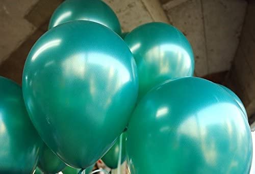 flavouredlove Colorful Metallic HD Party Balloons for Birthday Anniversary Baby Shower (Pack of 75, Dark Green) - Image 5