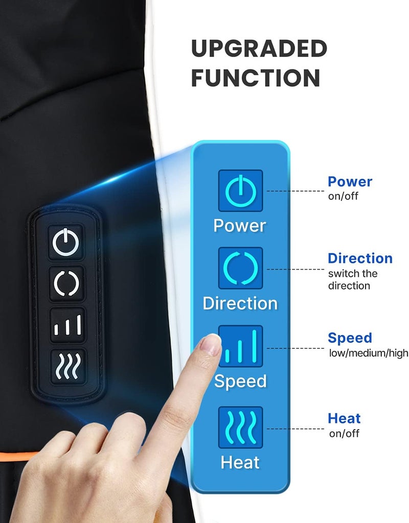 Shiatsu Neck and Shoulder Back Massager with Heat - Image 5