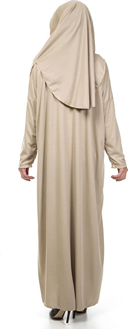 İhvan Ikhwan One Piece Prayer Dress - Mink - 5015  - Image 4