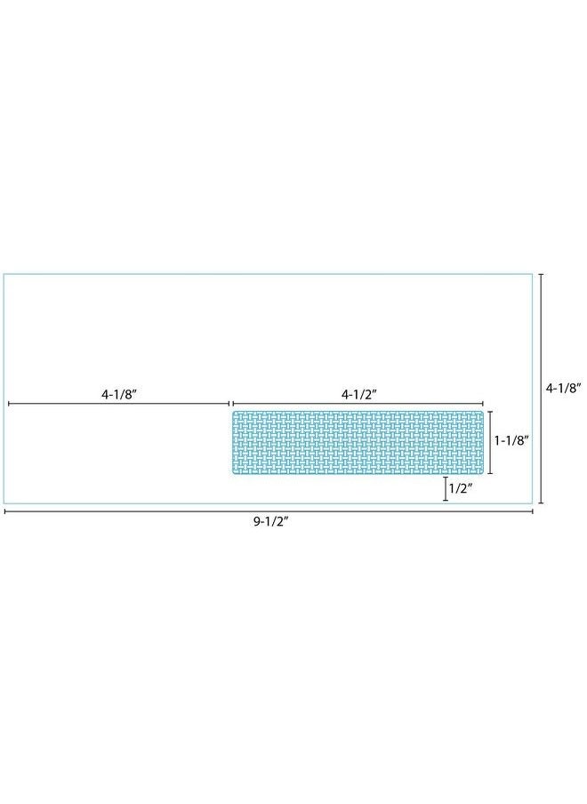 Blue Summit Supplies 500 Self Seal Number 10 Single Right Window Envelopes Security Lining Designed For Secure Mailing Of Invoices Documents And Business Statements 4 1 8 X 9 1 2 Inches 500 Ct  - Image 3