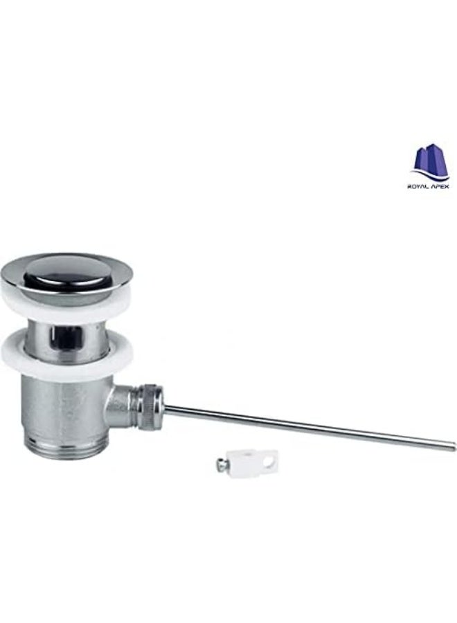 Royal Apex Lever-Operated Sink Drain Fitting Brass 1 1/4 Inch For Wash Basin - Image 2