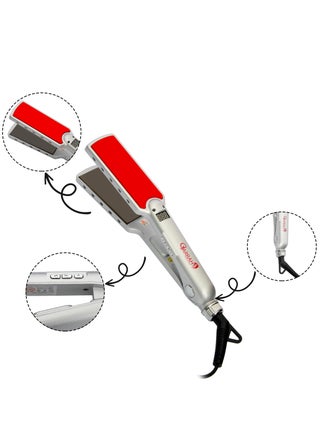 Professional Digital Hair Straightener Silver/Red - view 2