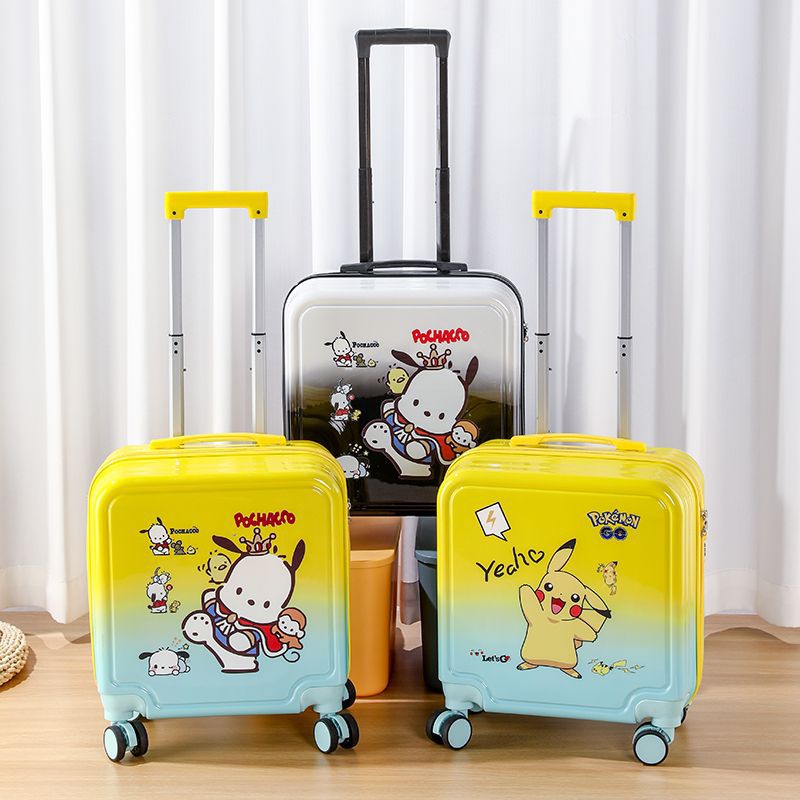 Children's Cartoon 20-inch Lightweight Spinner Suitcase with Password - Image 5