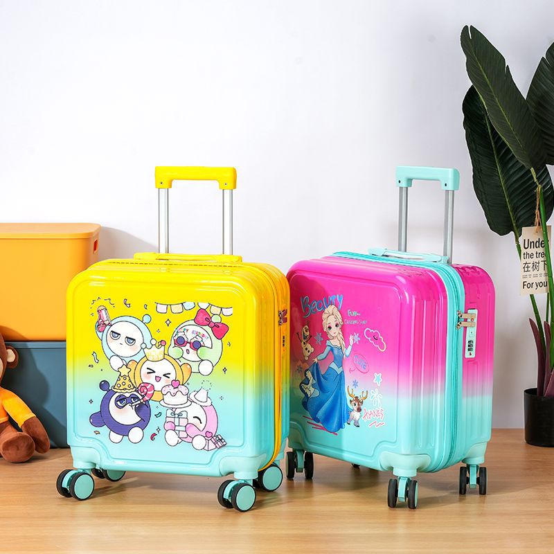 Children's Cartoon 20-inch Lightweight Spinner Suitcase with Password - Image 3