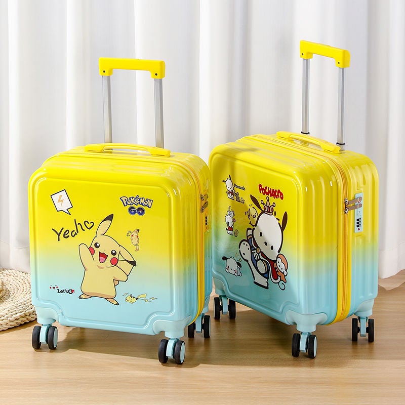 Children's Cartoon 20-inch Lightweight Spinner Suitcase with Password - Image 2
