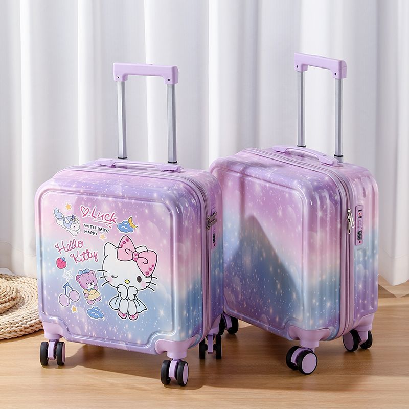 Children's Cartoon 20-inch Lightweight Spinner Suitcase with Password - Image 4