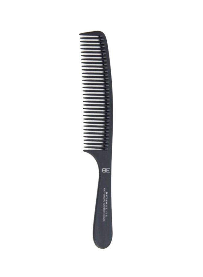 NIBEMINENT Carbon Long Handle Comb Black