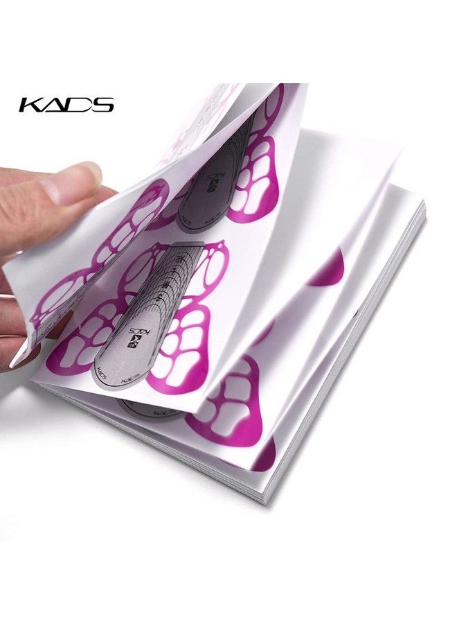 KADS 100Pcs Butterfly Nail Extension Forms Self Adhesive Gel Nail Extension Nail Forms For Acrylic Nails Tips - Image 3