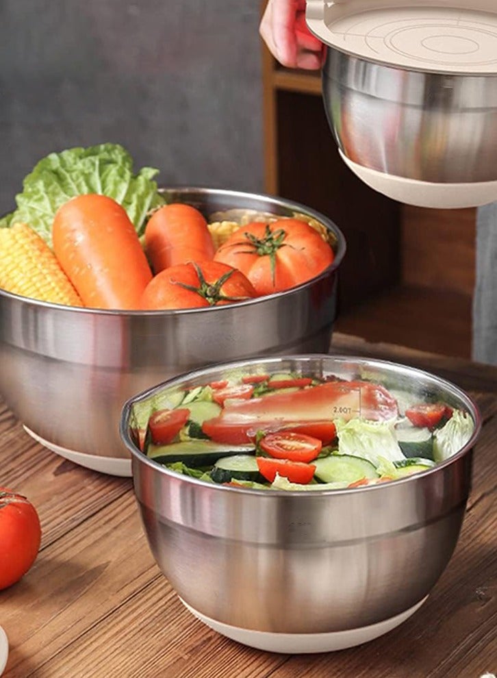 مزيج وعاء مع غطاء محكم، مثالي للمزج وتقديم الأطباق - Image 3