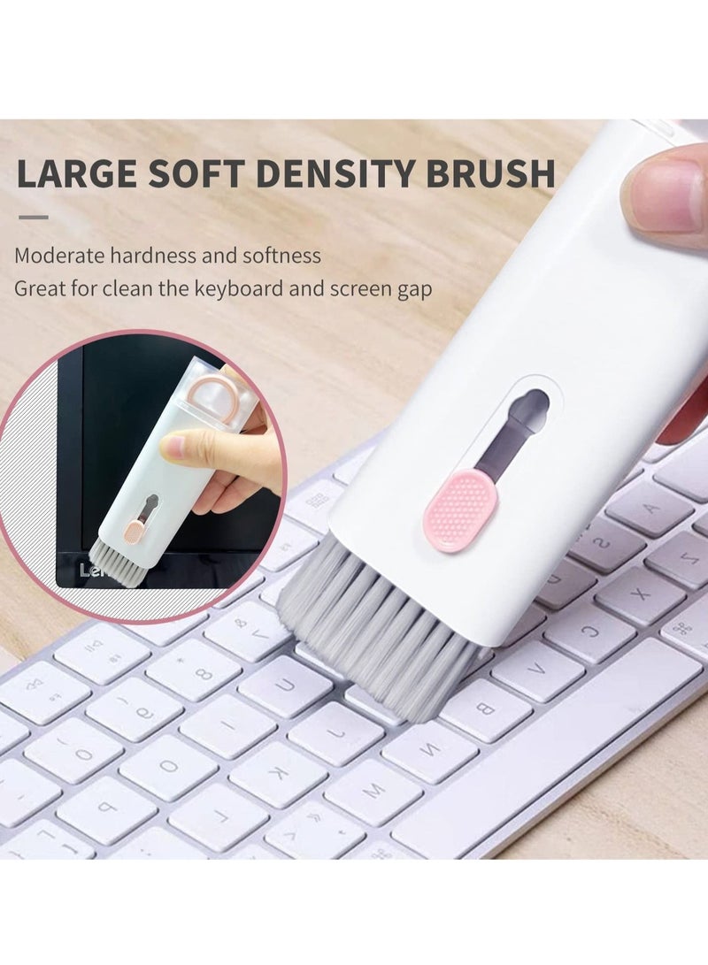 7-in-1 Laptop & Keyboard Cleaning Kit – Multifunctional Electronics Cleaning Tool for MacBook, Tablet, Earphones & Screen – Includes Soft Brush, Keycap Puller, Flocked Sponge, Detailing Pen & Cleaning Spray Bottle - Image 4
