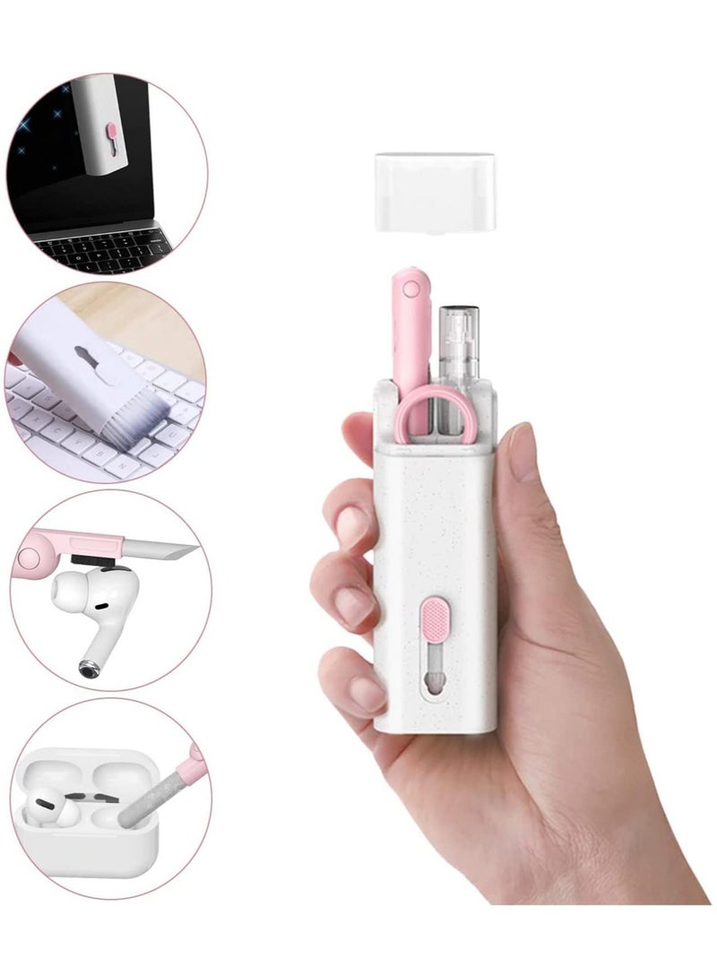 7-in-1 Laptop & Keyboard Cleaning Kit – Multifunctional Electronics Cleaning Tool for MacBook, Tablet, Earphones & Screen – Includes Soft Brush, Keycap Puller, Flocked Sponge, Detailing Pen & Cleaning Spray Bottle - Image 2