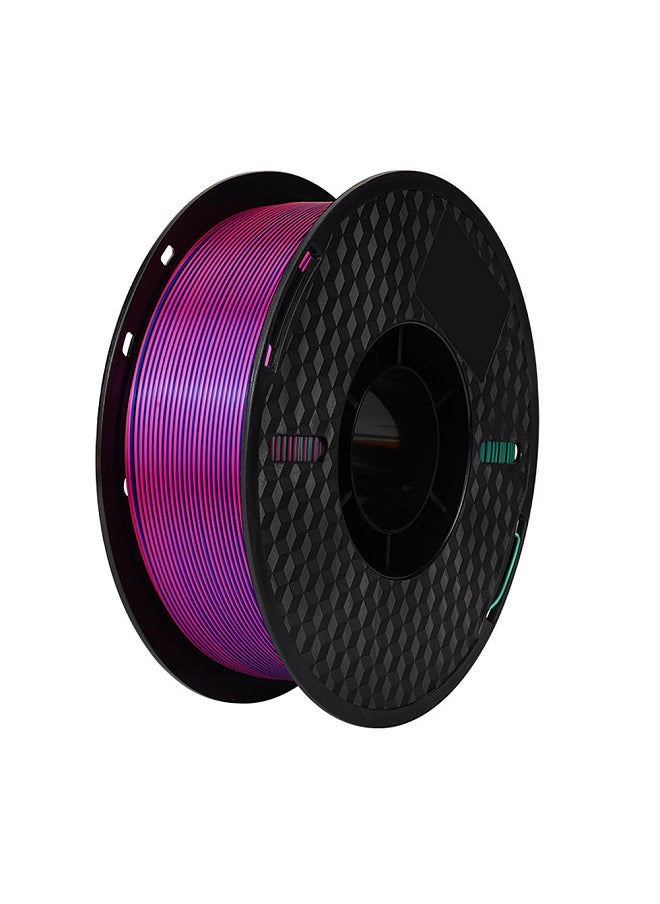KINGROON 3D Printer PLA Filament 1KG 1.75mm Triple Color Silk PLA Filament 3D Printing Material Degradable Eco- friendly Spool Dimensional Accuracy +/-0.03mm Standard 1 Roll - Red Green Blue  - Image 3
