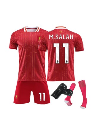 24-25 Liverpool Soccer Jersey M.SALAH #11 Soccer Jersey/Shorts & Socks + Skid Plate Gift Set Kids Size & Adult Size, Gift for Fan Friends - pzsku/Z90336BC9F85CC2263EADZ/45/_/1714035637/1a1133d8-33c9-439c-8764-6c2bcd991f34