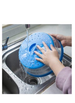 Y&D [2 Pack]Microwave Splatter Cover Vented Collapsible Microwave Food With Easy Grip Handle, Dishwasher-Safe, BPA-Free Silicone & Plastic, 10.5" Round  - Image 5