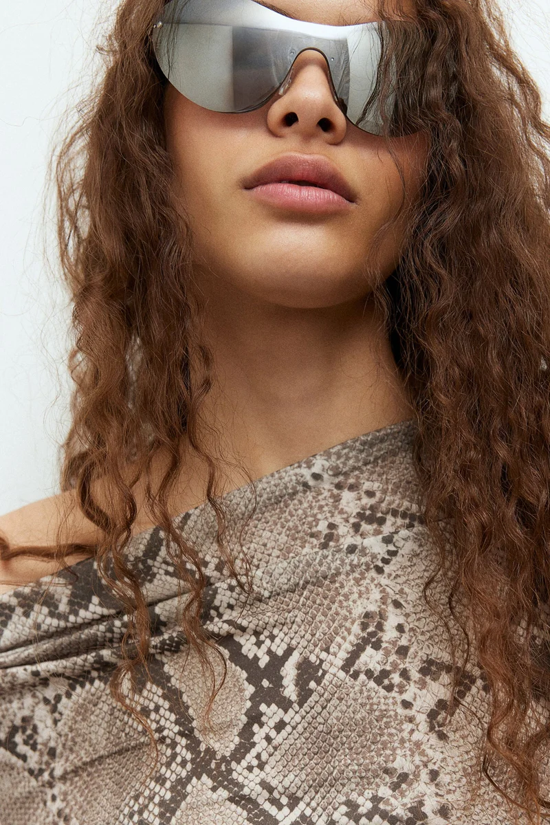 H&M Draped jersey top