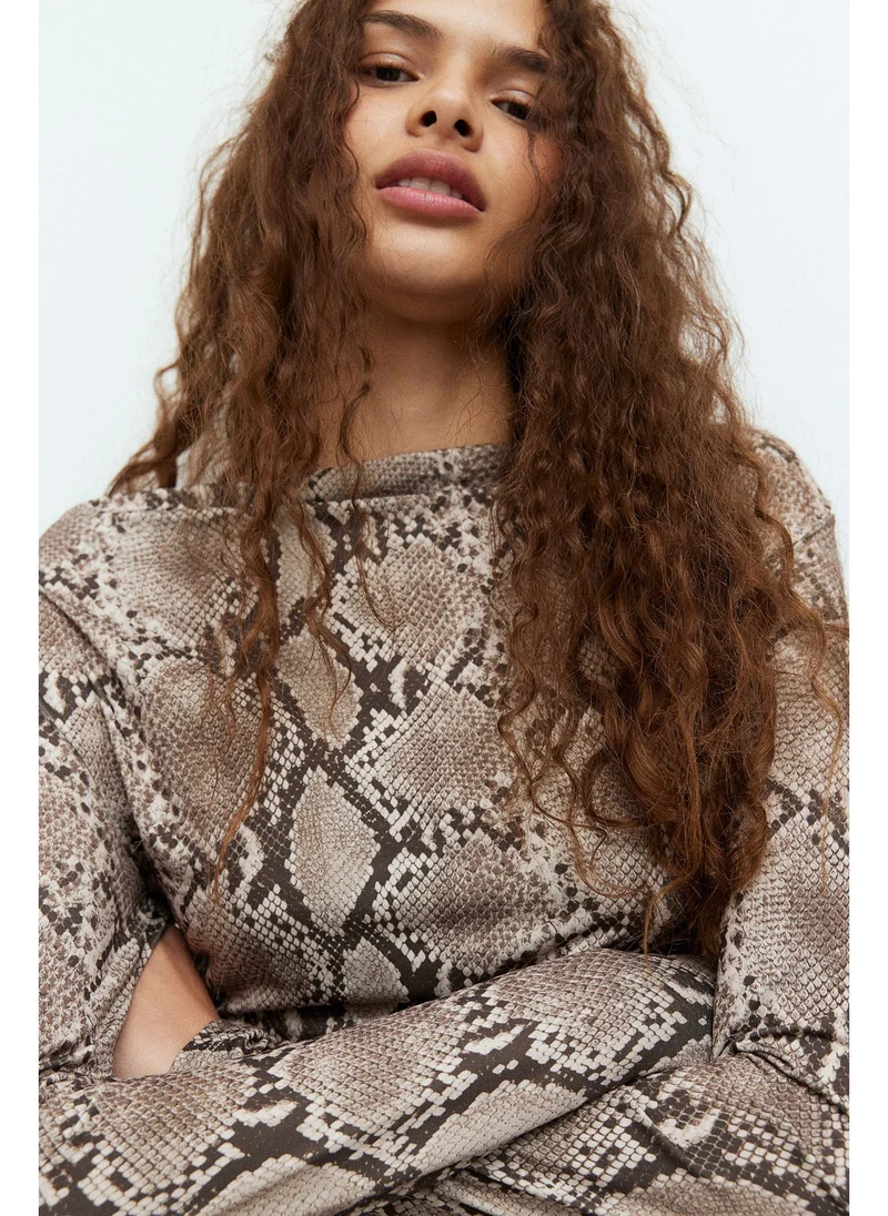 H&M Draped jersey top