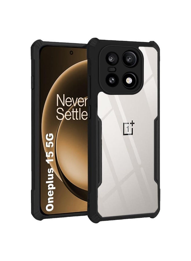Oneplus 15 Shockproof Crystal Clear Back Cover Case for Oneplus 15 5G Protective Design 360 Degree Protection Transparent Back Cover Oneplus 15 - Image 1