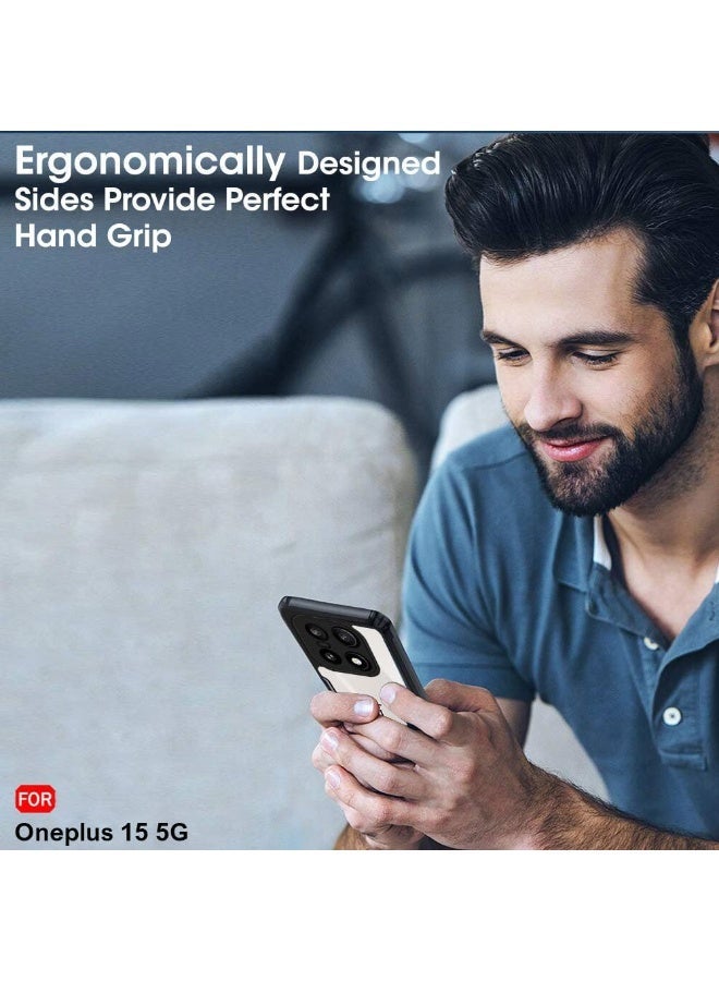 Oneplus 15 Shockproof Crystal Clear Back Cover Case for Oneplus 15 5G Protective Design 360 Degree Protection Transparent Back Cover Oneplus 15 - Image 5