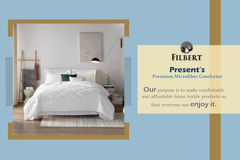 Filbert 400 GSM Microfiber Polyster Rajai Single Bed Comforter Super Soft Heavy Single Bed DoharBlanket for Winter Diamond Stitch 60 x 90 Inches152cm x 228cm Comforter Single BedTeal - Image 3