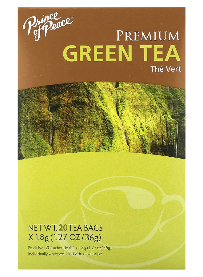 Prince Of Peace Premium Green Tea 20 Tea Bags 1.27 oz (36 g) 