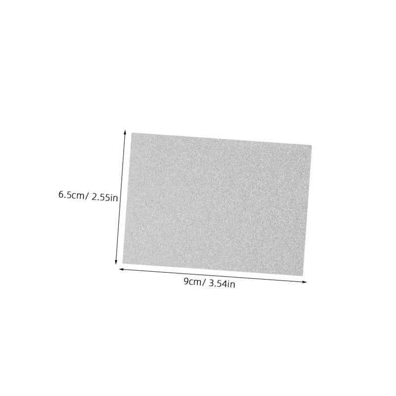 50pcs Silver Glitter Baseball Card Sleeves Frosted Protective Holders Easy Access Storage - Image 3