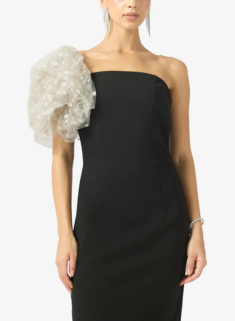 Namshi X  One Shoulder Evening Dress for Women | Best Price UAE