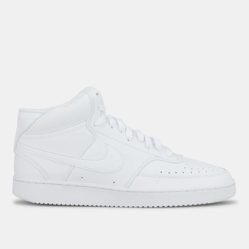 Nike White Women's Court Vision Mid Shoes for Women | Best Price UAE