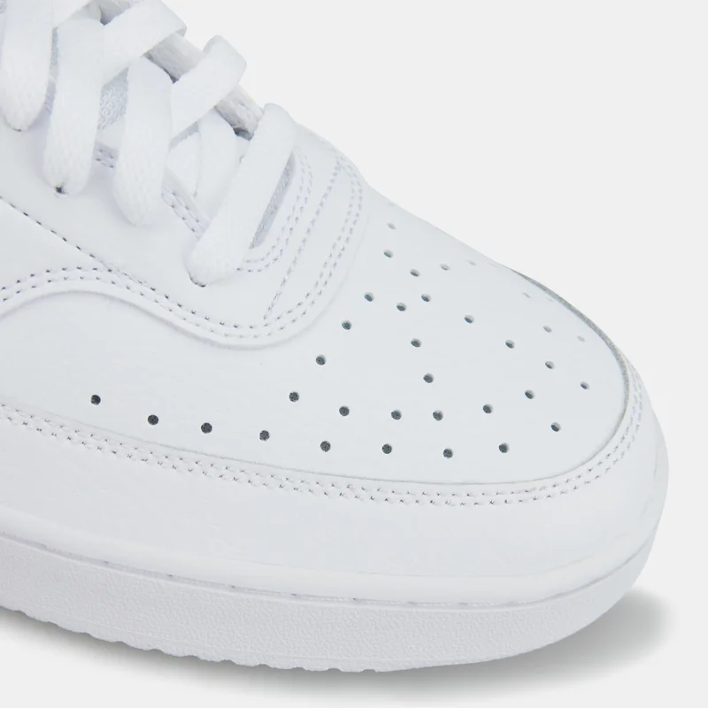 Nike White Women's Court Vision Mid Shoes for Women | Best Price UAE