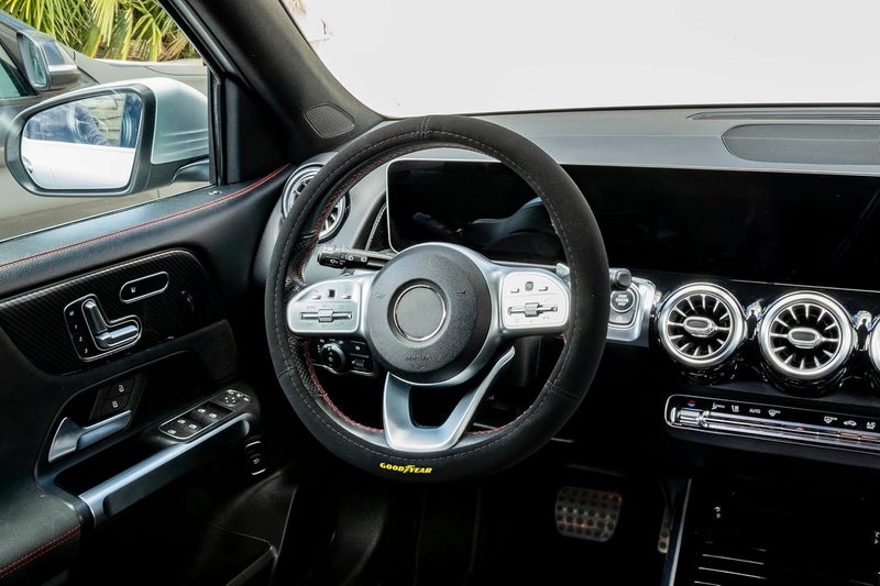 GOODYEAR Alcantara Steering Wheel Cover Black - Image 2
