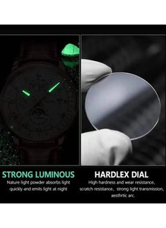 POEDAGAR Man Watch,Waterproof Luminous Classic Watch For Man 40mm  - Image 2