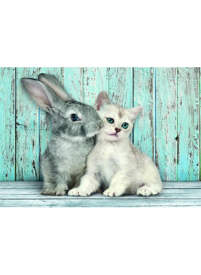 Clementoni Puzzle HQC Cat & Bunny+Poster 500pcs - Image 3