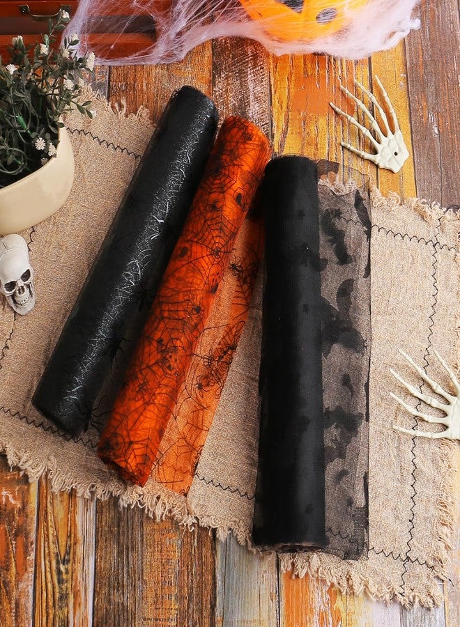 Yonuni Halloween Table Runner, Black Bat Table Runners for Halloween Decor/Party Dinner Table Decoration - Image 5