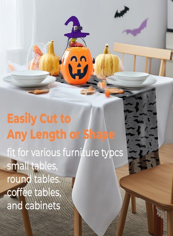 Yonuni Halloween Table Runner, Black Bat Table Runners for Halloween Decor/Party Dinner Table Decoration - Image 4
