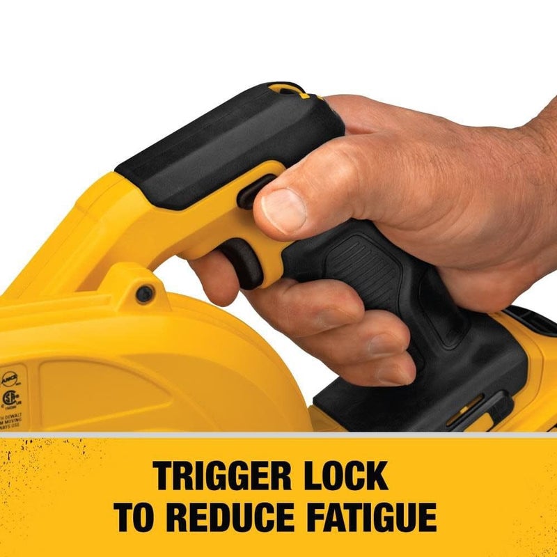DEWALT 20V MAX Blower, 100 CFM Airflow, Variable Speed Switch, Includes Trigger Lock, Bare Tool Only (DCE100B) - Image 3