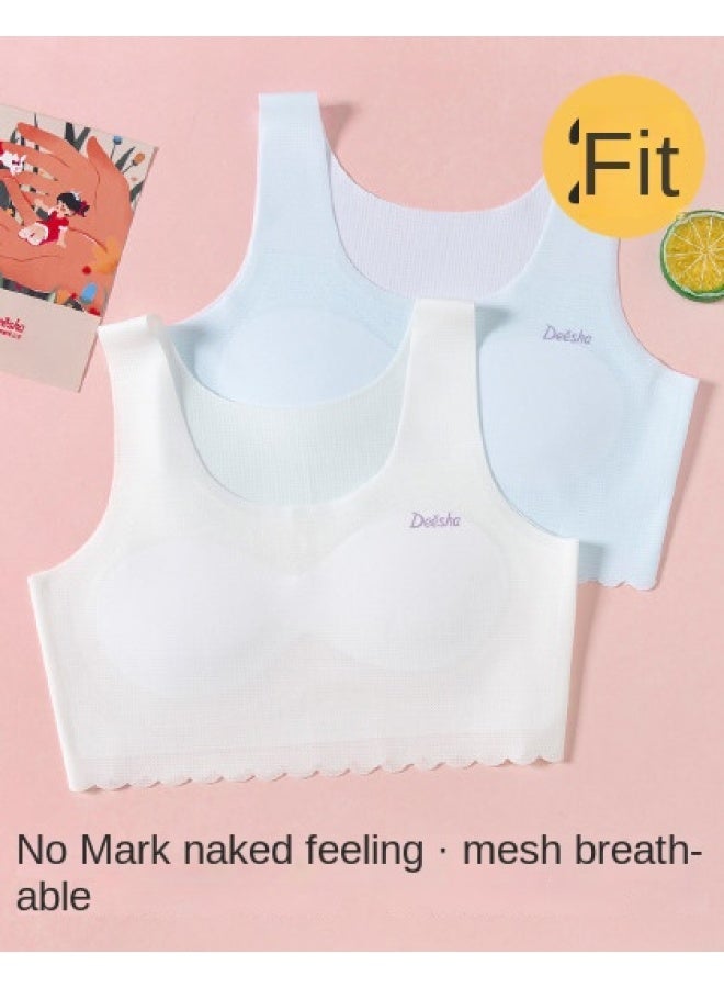 DEESHA Pack Value】seamless Mesh Bralette - Breathable & Comfortable Teen Bras For Girls In Puberty - Image 1