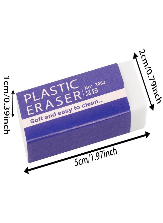 Duxesuk 10 Pack Pencil Erasers, Soft, and Durable Erasers for Pencils, Perfect for Artists and Professionals, Long-Lasting Erasing Performance - Image 3