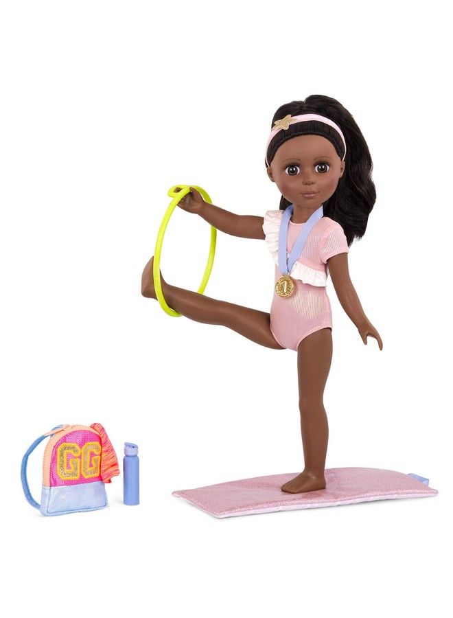 Gymnastics Set With Backpack & Floor Mat For 14Inch Dolls Toys, Clothes, & Accessories For Kids Ages 3 & Up  - Image 3