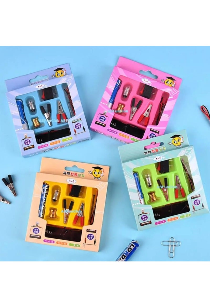 ASFunClub Science Kit for Kids - STEM Electric Circuit Experiment Kit for Students, DIY Gadgets, Educational Learning Toy, School Projects  - Image 1