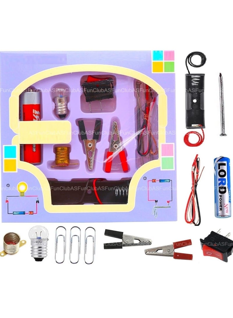 ASFunClub Science Kit for Kids - STEM Electric Circuit Experiment Kit for Students, DIY Gadgets, Educational Learning Toy, School Projects  - Image 3