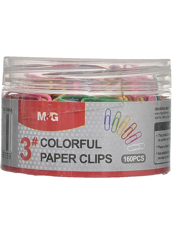 M&G Paper Clip, Colorful, Vibrant Document Organization, 160 Pins - Image 4