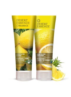 Lemon Tea Tree Shampoo & Conditioner Bundle - 8 Fl Ounce - Clarifying for Oily Hair - Essential Oils - Strengthen & Protect Hair - Effective Cleansing - pzsku/Z903433B2D7490D06FF48Z/45/_/1690834192/6ecdd5ce-248f-416c-93a9-1140407482be