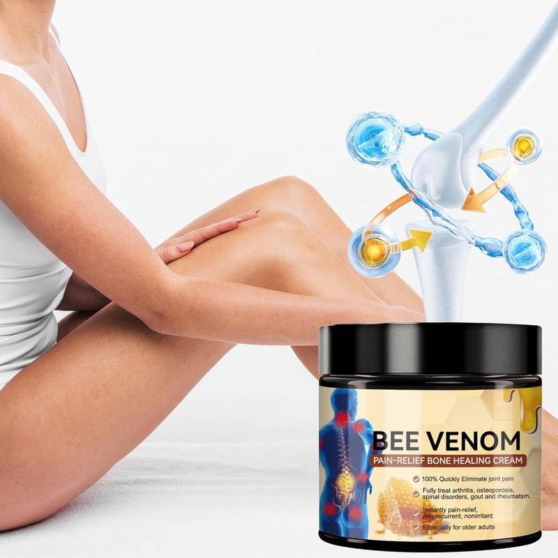 Traboto Bee Venom Cream, Pack of 2 Aetheris Bee Venom Ointment, Bee Veins Advanced Joint and Bone Cream, Instant Pain Therapy Cream - Image 3