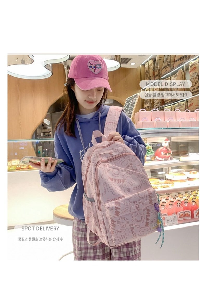 دوركو حقيبة ظهر مدرسية حقائب يومية مصممة لحاسب محمول بحجم 15.6 بوصة حقيبة ظهر للكليات - Image 4