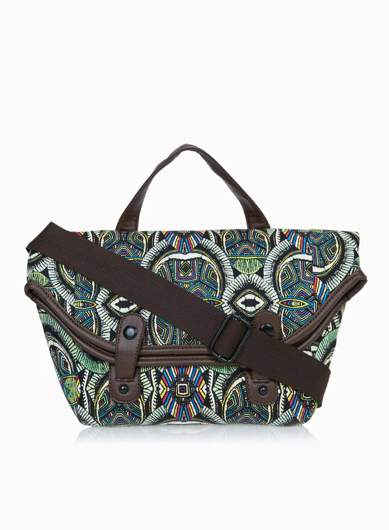 Ginger Tribal Print Satchel