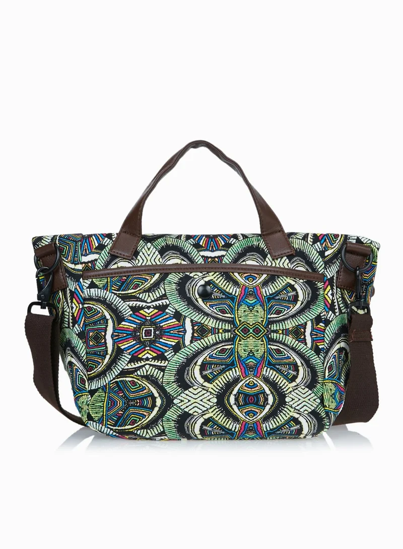 Ginger Tribal Print Satchel