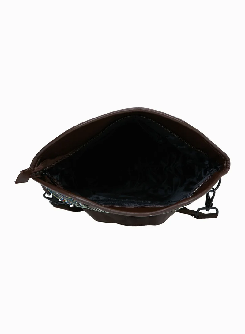 Ginger Tribal Print Satchel